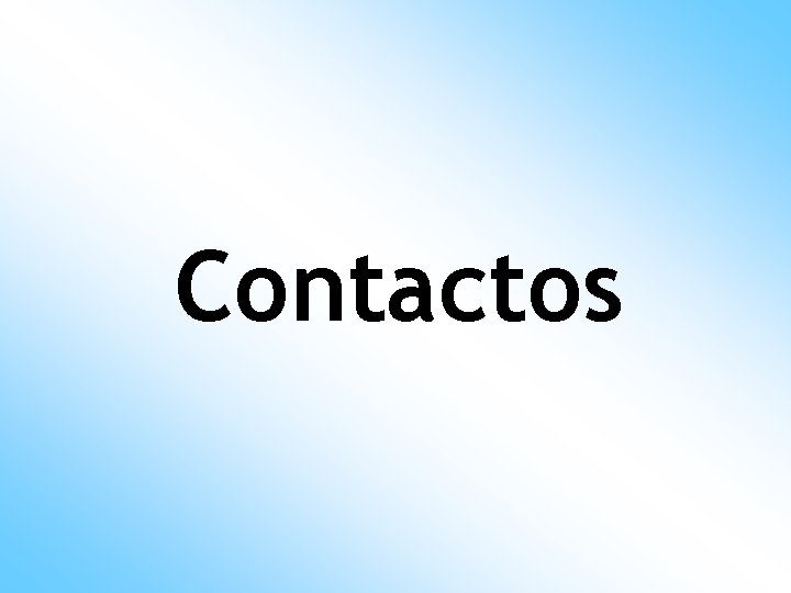 Contactos 