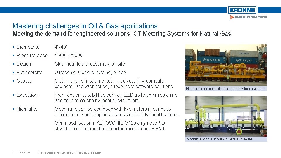 Mastering challenges in Oil & Gas applications Meeting the demand for engineered solutions: CT
