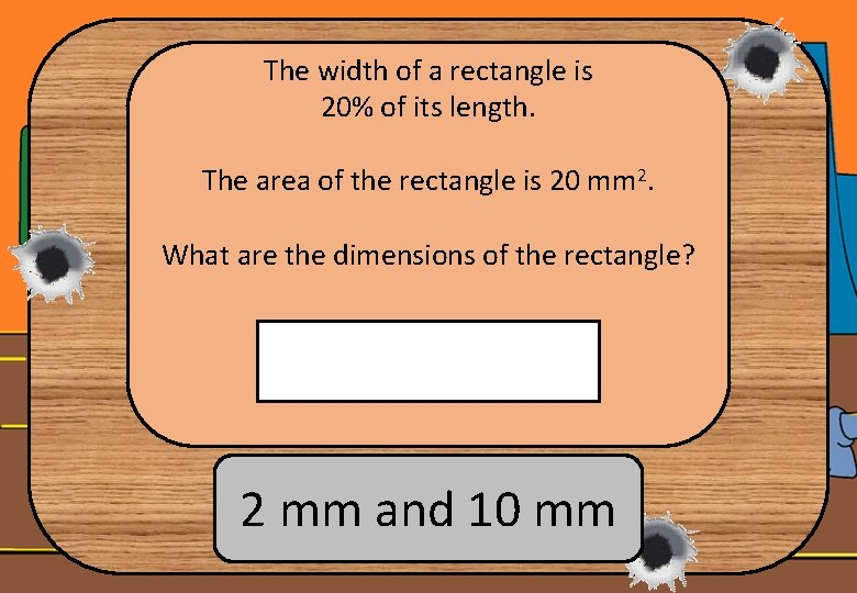 The width of a rectangle is 20% of its length. The area of the