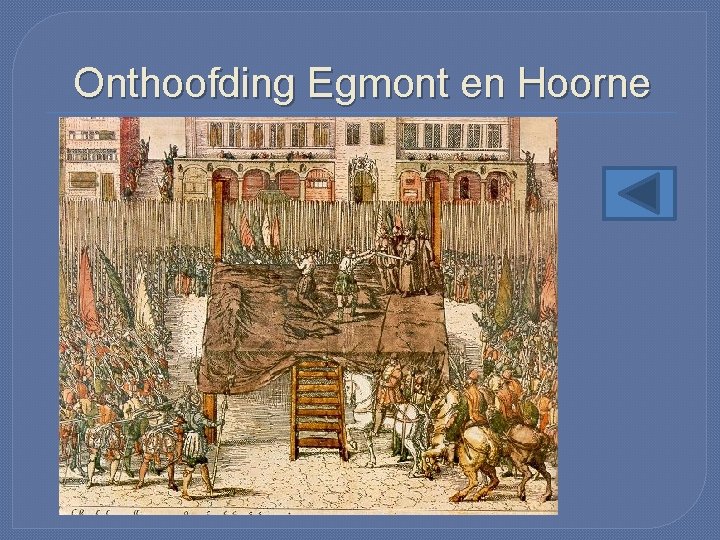 Onthoofding Egmont en Hoorne 