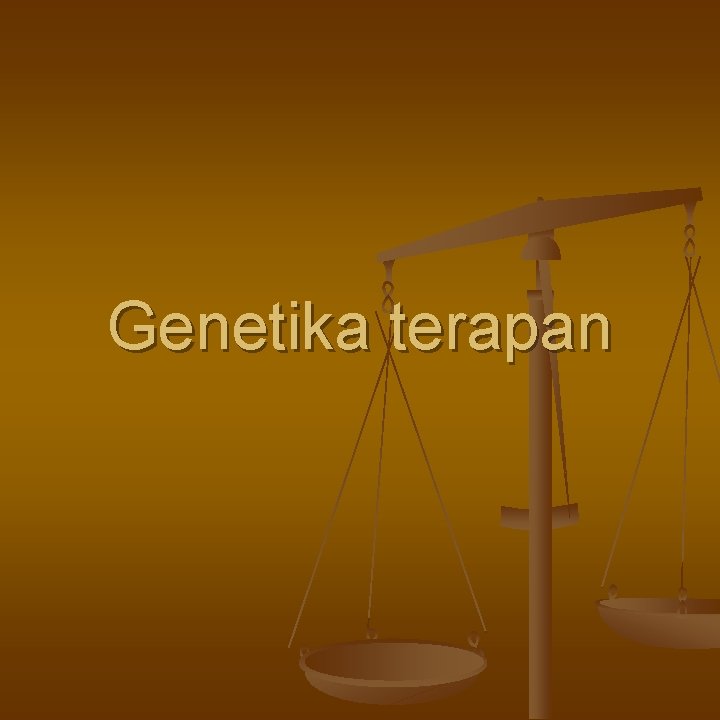 Genetika terapan 