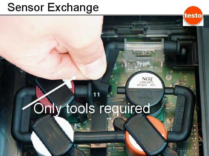 Sensor Exchange Only tools required 