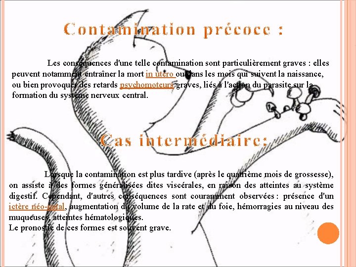 Les conséquences d'une telle contamination sont particulièrement graves : elles peuvent notamment entraîner la