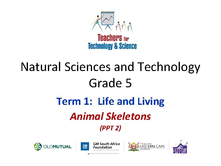 Natural Sciences and Technology Grade 5 Term 1: Life and Living Animal Skeletons (PPT