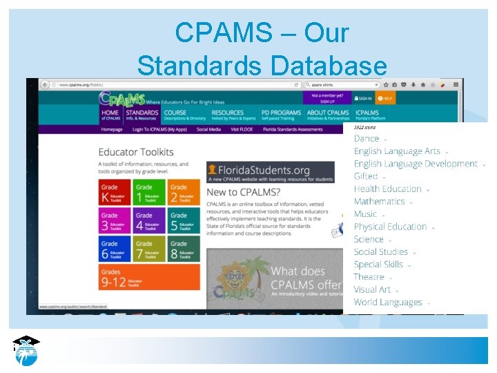 CPAMS – Our Standards Database 