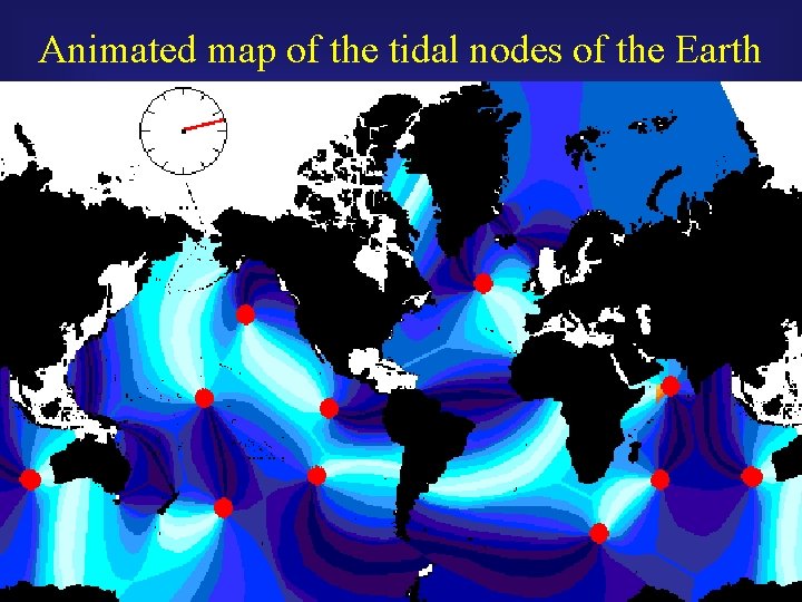 Animated map of the tidal nodes of the Earth 14 / 31 