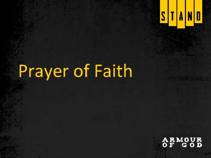 Prayer of Faith 
