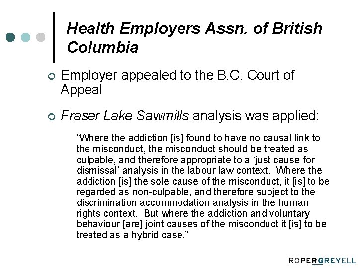 Health Employers Assn. of British Columbia ¢ Employer appealed to the B. C. Court