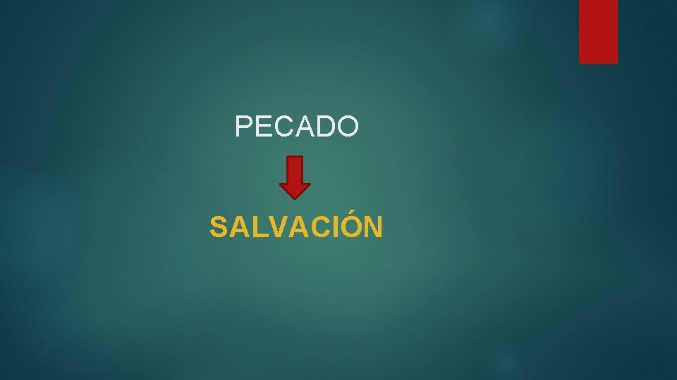 PECADO SALVACIÓN PECADO SALVACIÓN