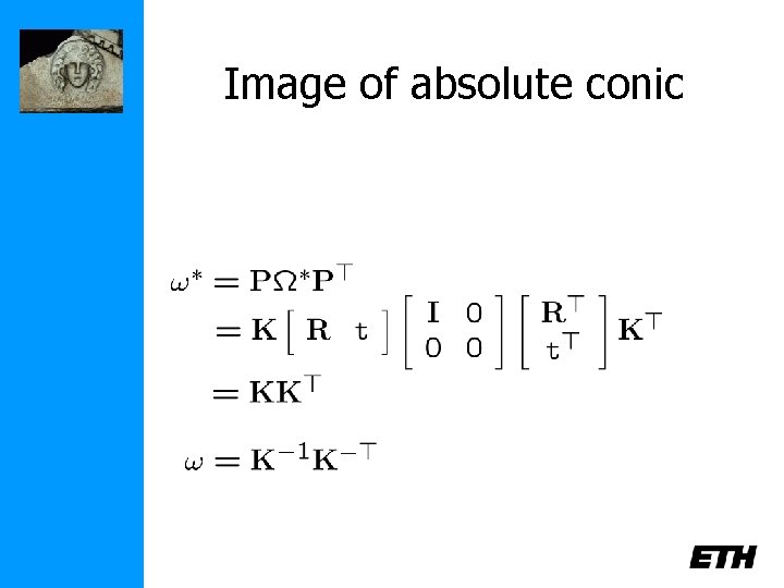 Image of absolute conic 