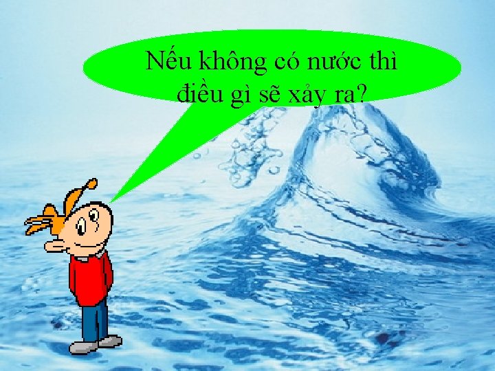 Nếu không có nước thì điều gì sẽ xảy ra? 