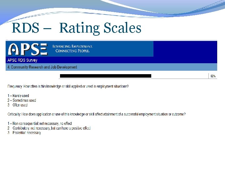 RDS – Rating Scales 