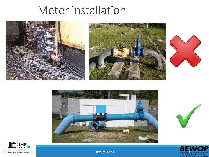 Meter installation NRW REDUCTION 47 
