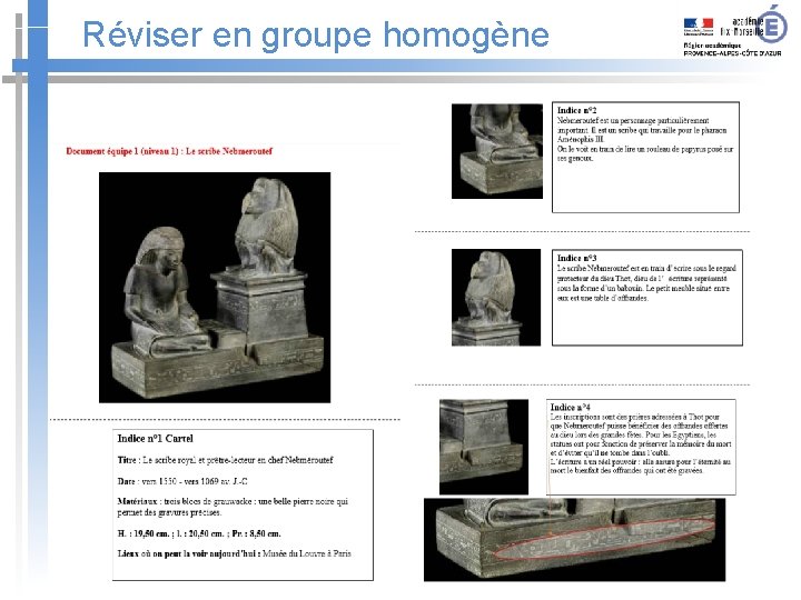 Réviser en groupe homogène 