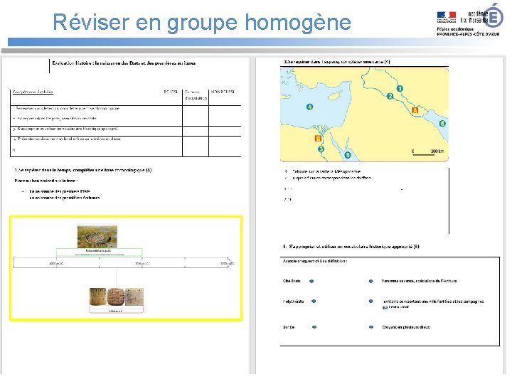 Réviser en groupe homogène 