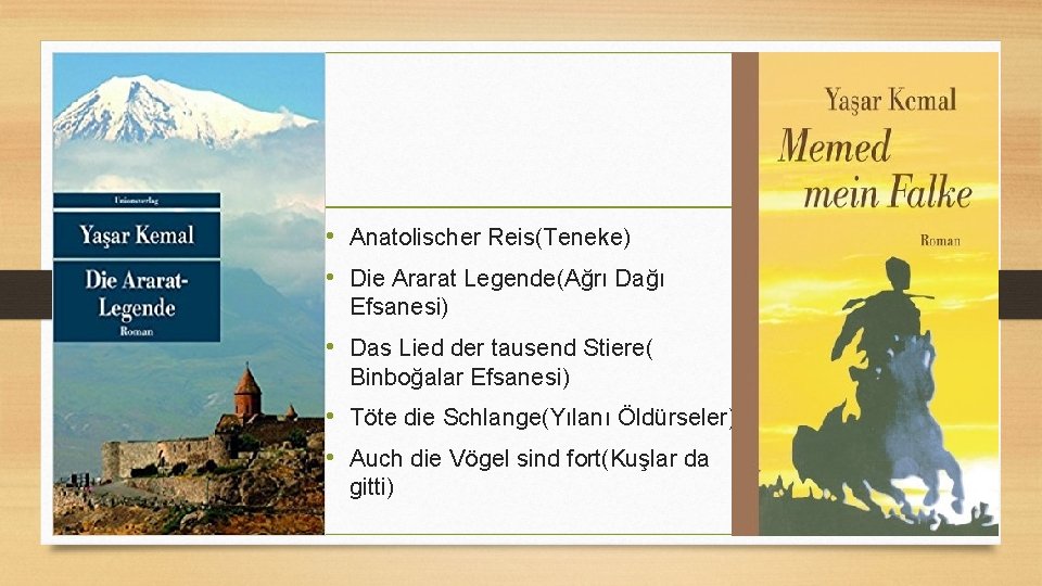  • Anatolischer Reis(Teneke) • Die Ararat Legende(Ağrı Dağı Efsanesi) • Das Lied der