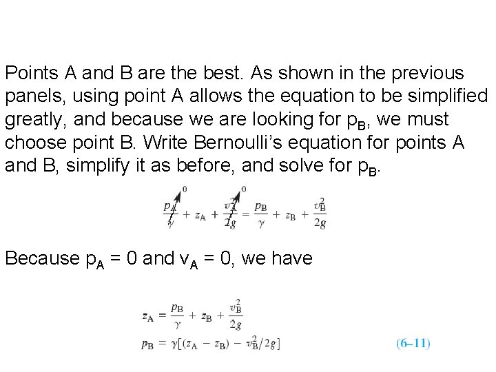 Points A and B are the best. As shown in the previous panels, using