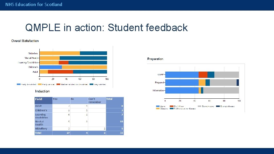 NHS Education for Scotland QMPLE in action: Student feedback 