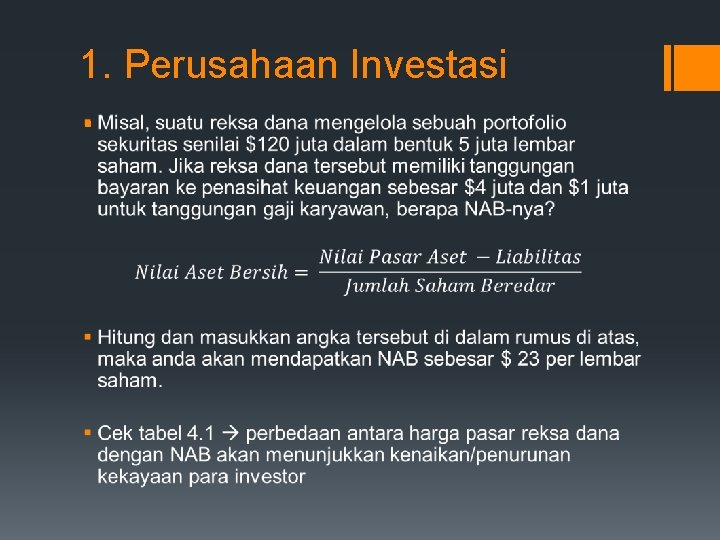 1. Perusahaan Investasi § 