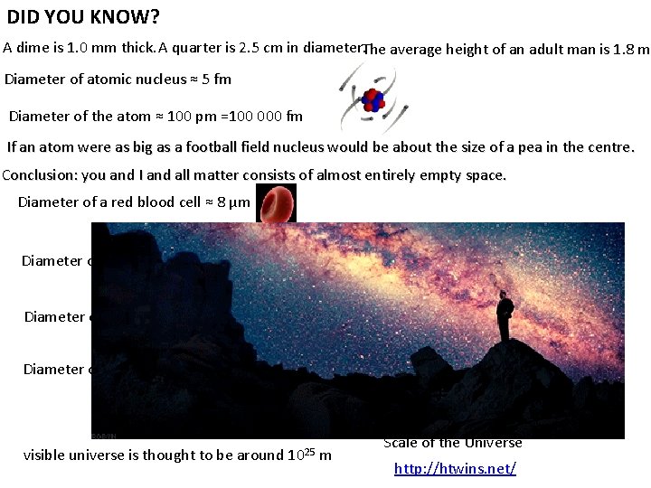 DID YOU KNOW? A dime is 1. 0 mm thick. A quarter is 2. DID YOU KNOW? A dime is 1. 0 mm thick. A quarter is 2.