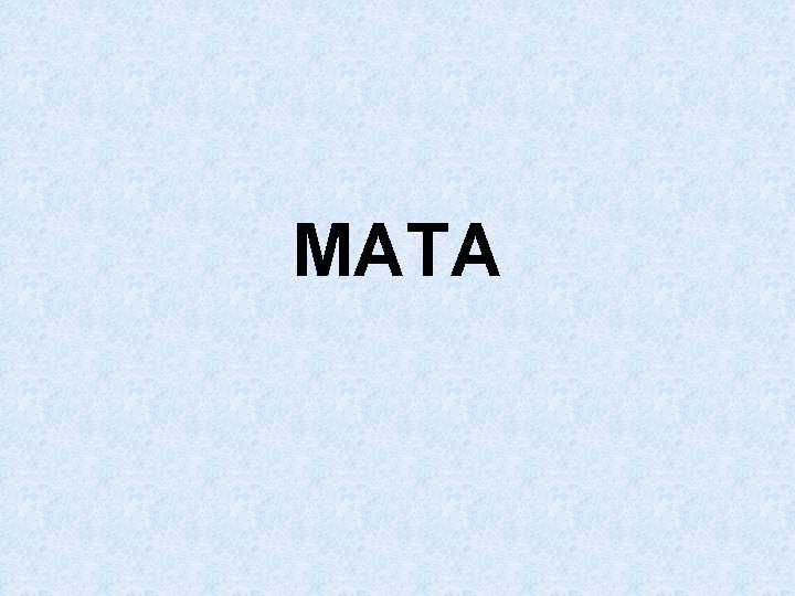 MATA 