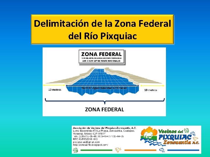 Delimitación de la Zona Federal del Río Pixquiac 