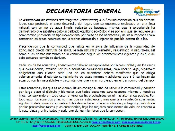 Centro Cultural y Servicios Comunitarios , Mariano Escobedo s/n, Esq. Av. Las Hayas, Col.