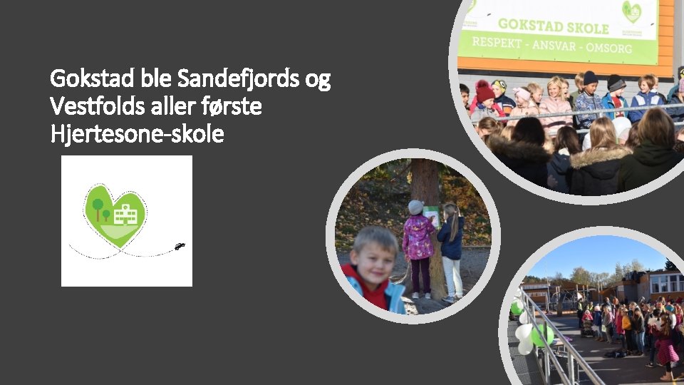 Gokstad ble Sandefjords og Vestfolds aller første Hjertesone-skole 