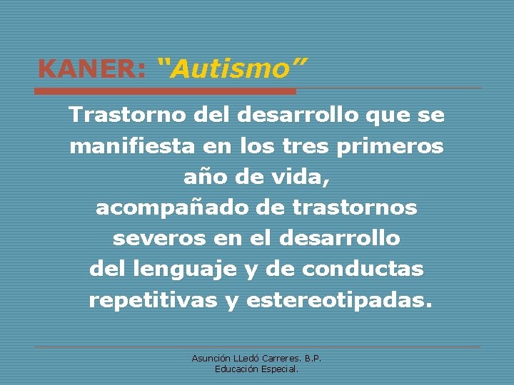 Qu es el AUTISMO Dificultades de aprendizaje y