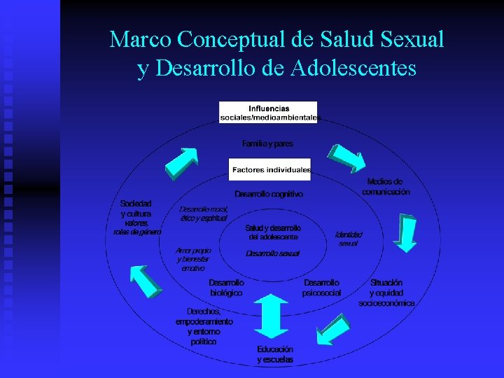 Marco Conceptual de Salud Sexual y Desarrollo de Adolescentes Marco Conceptual de Salud Sexual y Desarrollo de Adolescentes