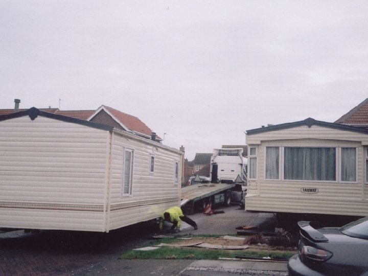 In a way I am lucky because a few of my neighbours got caravans.