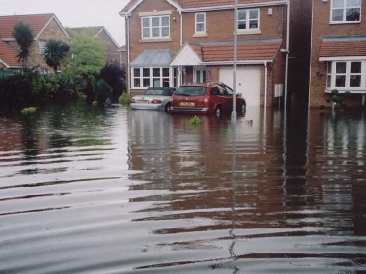 It’s raining heavy and it’s worry time. I’ve had to sweep the water onto