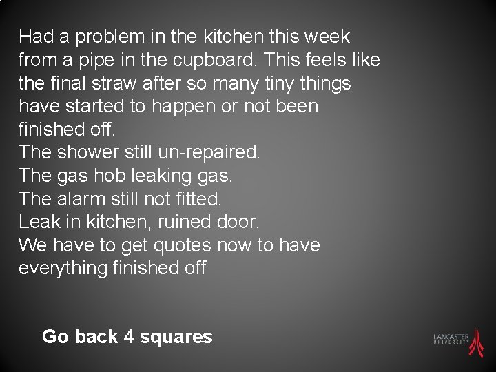 Had a problem in the kitchen this week from a pipe in the cupboard.