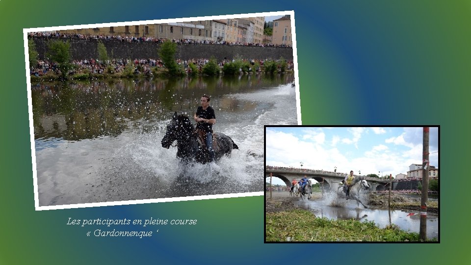 Les participants en pleine course « Gardonnenque ‘ 