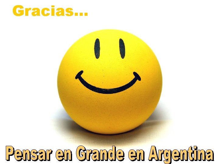 Gracias… 