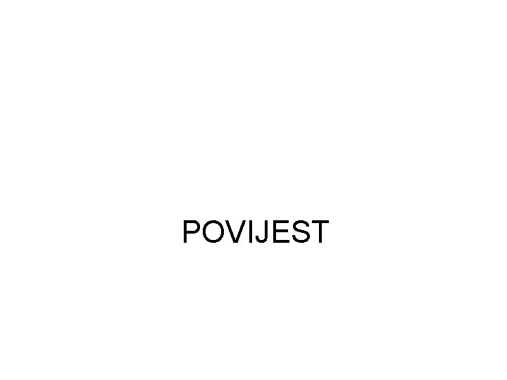 POVIJEST 