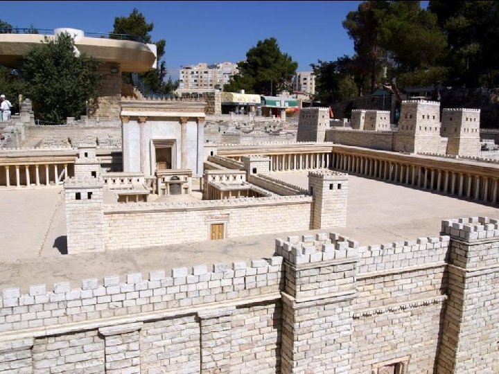 Vista de la esquina noroeste del área del Monte del Templo. En el centro