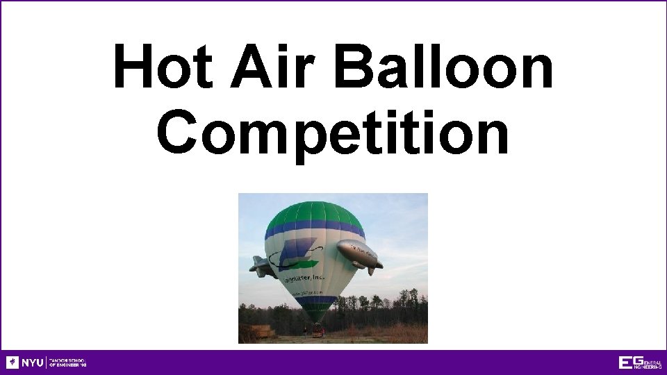 Hot Air Balloon Competition 