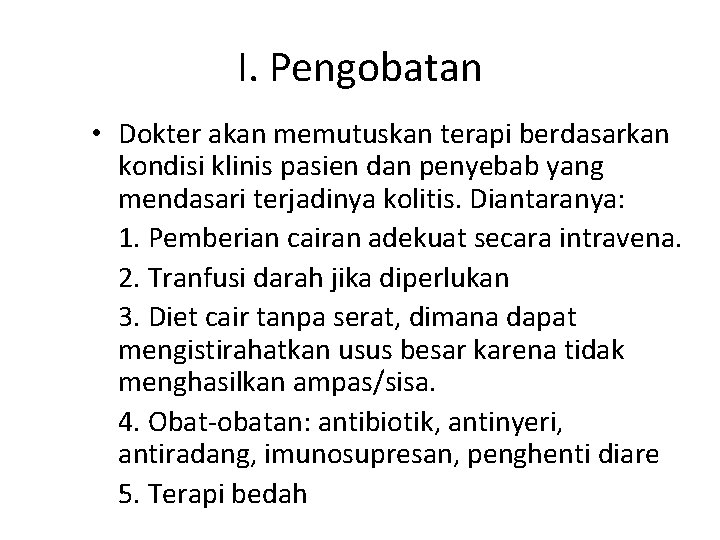 Colitis Obat COLITIS MATERI KULIAH A Pengertian Colitis berasal dari