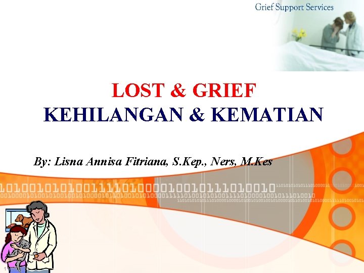 LOST & GRIEF KEHILANGAN & KEMATIAN By: Lisna Annisa Fitriana, S. Kep. , Ners,