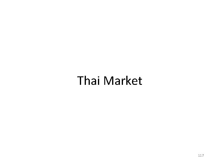Thai Market 117 Thai Market 117