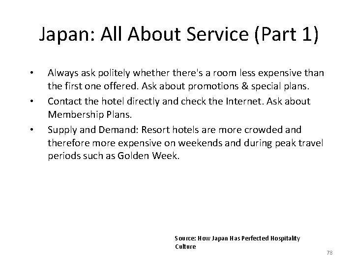 Japan: All About Service (Part 1) • • • Always ask politely whethere's a Japan: All About Service (Part 1) • • • Always ask politely whethere's a