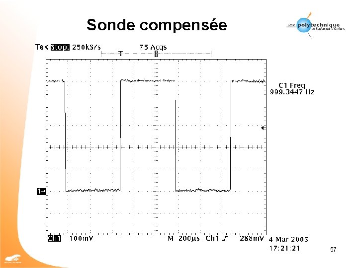 Sonde compensée 57 