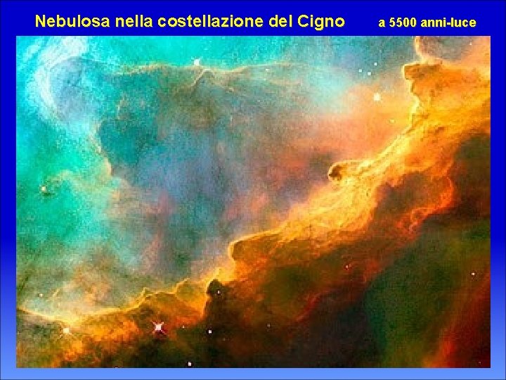 Nebulosa nella costellazione del Cigno a 5500 anni-luce 