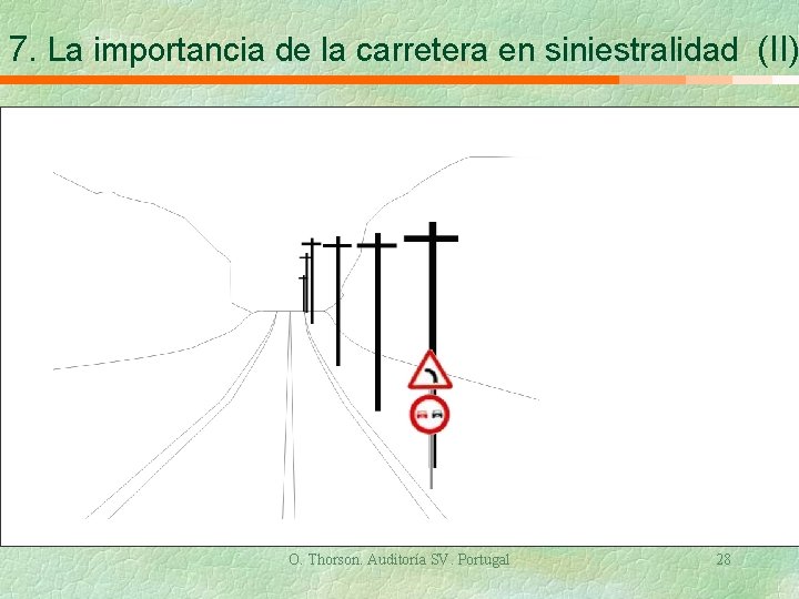 7. La importancia de la carretera en siniestralidad (II) O. Thorson. Auditoría SV. Portugal