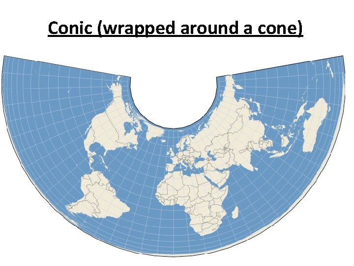 Conic (wrapped around a cone) 