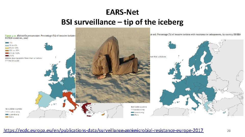 EARS-Net BSI surveillance – tip of the iceberg K Burns March 2019 https: //ecdc.