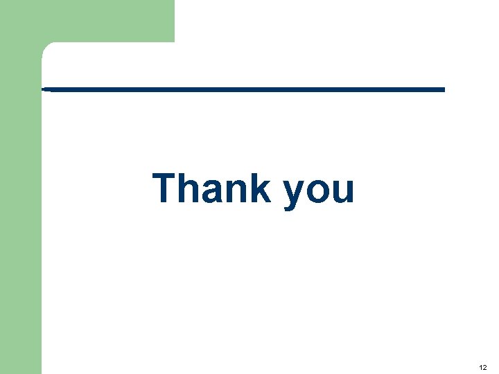 Thank you 12 