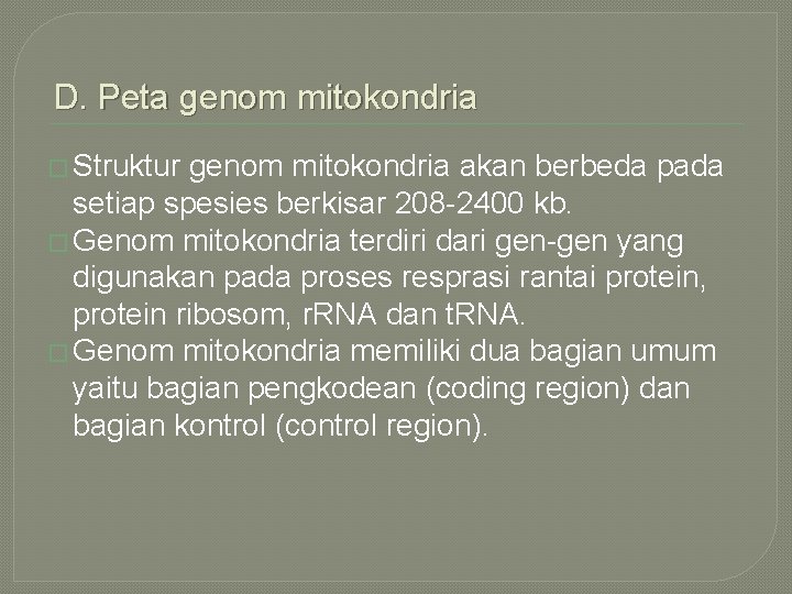 Mitokondria Dna A Joko Susilo Nim 0402513059 A