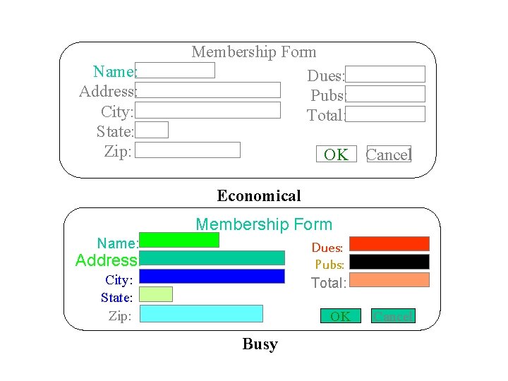 Name: Address: City: State: Zip: Membership Form Dues: Pubs: Total: OK Cancel Economical Membership